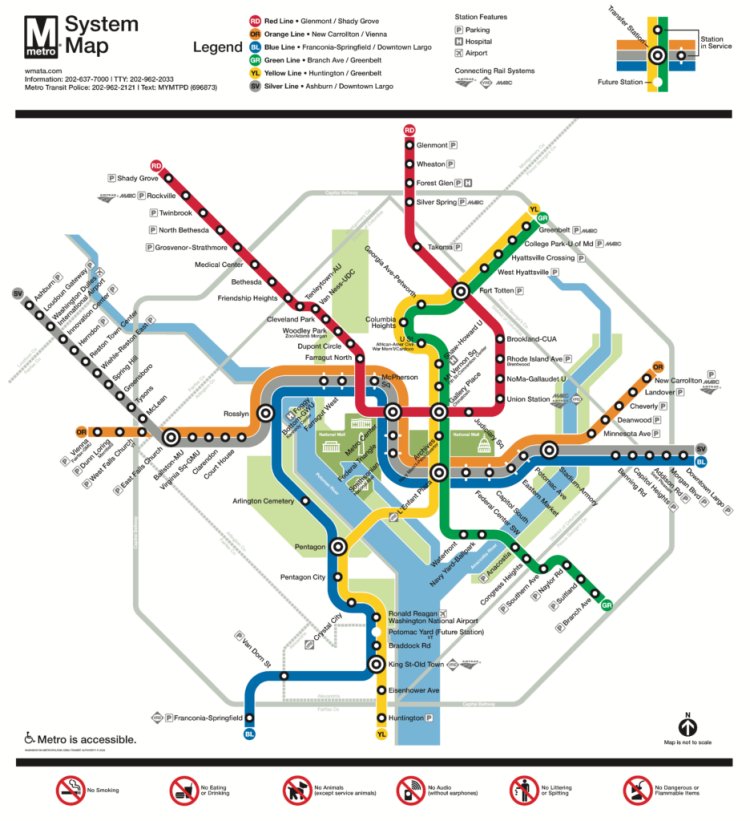 First Look: Metro's New Map, Featuring Silver Line Extension
- DCist