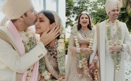 Beautiful Pictures from Parineeti Chopra & Raghav Chadha's Wedding Day