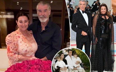 Pierce Brosnan Gifts 60 Red Roses to Wife Keely Shaye Smith on Her 60th Birthday
