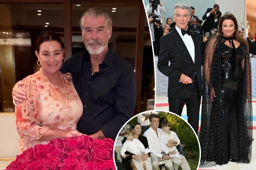 Pierce Brosnan Gifts 60 Red Roses to Wife Keely Shaye Smith on Her 60th Birthday