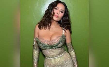 Salma Hayek's Iconic 1997 Met Gala Debut: A Showstopper in Black with a Daring Slit