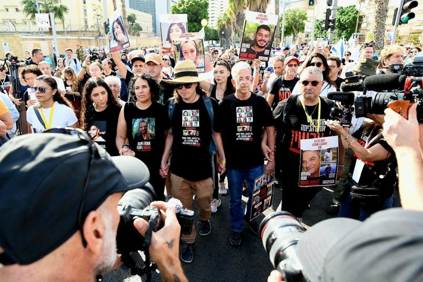 Families March on Jerusalem Demanding Action for Israeli Hostages Held by Hamas