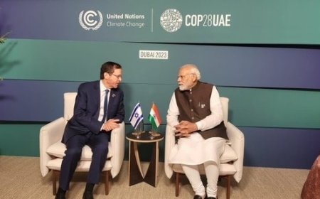 PM Modi Engages in Diplomatic Talks with Israel's President Herzog Amidst COP28 Summit