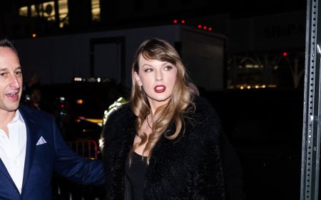 Taylor Swift's Unique Style Statement Lights Up Movie Night