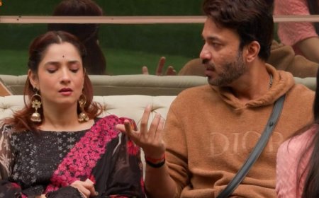 Drama in Bigg Boss 17: Ankita Lokhande and Vicky Jain's Intense Clash