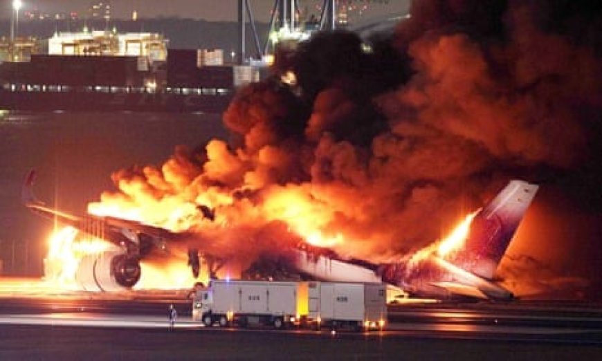 Tragic Plane Crash at Tokyo's Haneda Airport: 5 Lives Lost in Fiery Collision