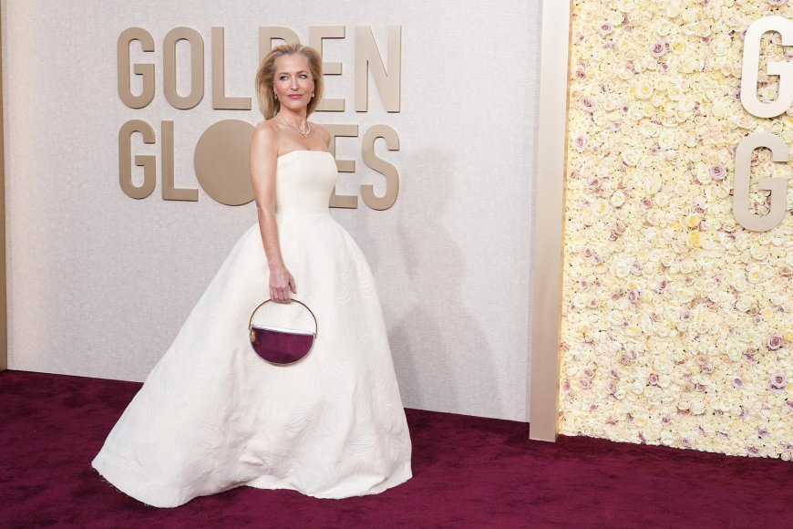 Gillian Anderson's Dress Makes People Talk About Body Parts