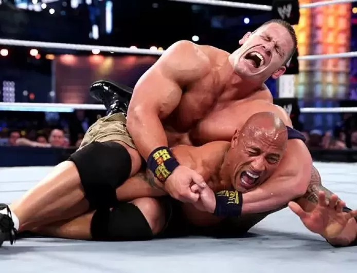 From the Ring to Hollywood: John Cena vs. The Rock's Showdown