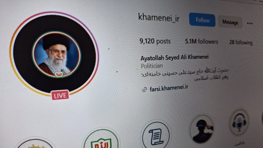 Iran Supreme Leader Ayatollah Ali Khamenei Instagram