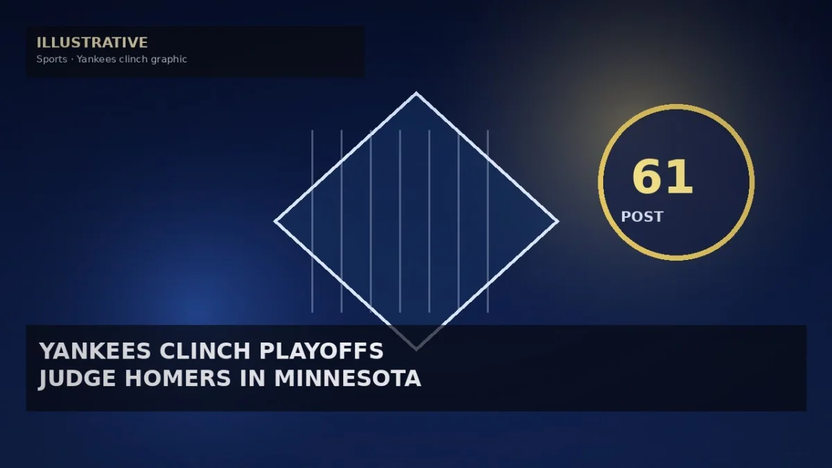 Yankees Clinch Record 61st Postseason Berth as Judge Homers