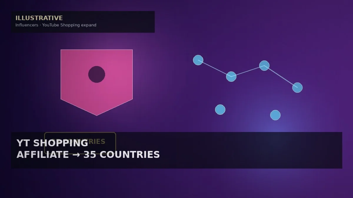 YouTube Shopping Affiliate Expands to 35 Countries at Made On YouTube