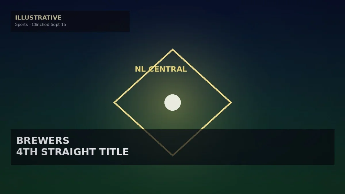Brewers Clinch Fourth Straight NL Central Title Behind Misiorowski