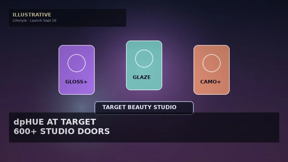 dpHUE Brings Gloss+, Glossy Glaze, and Camo+ to Target Beauty Studio