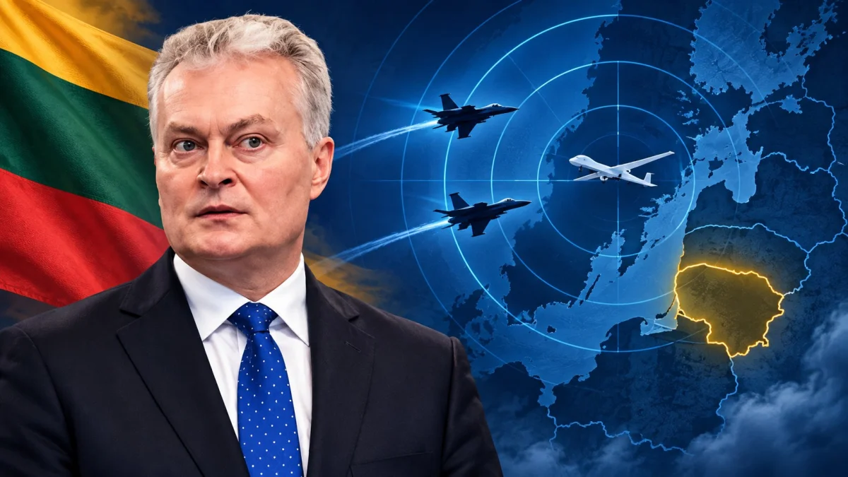 NATO Jets Down Drone Over Lithuania as Russia Fires Flares at Danish Helicopter