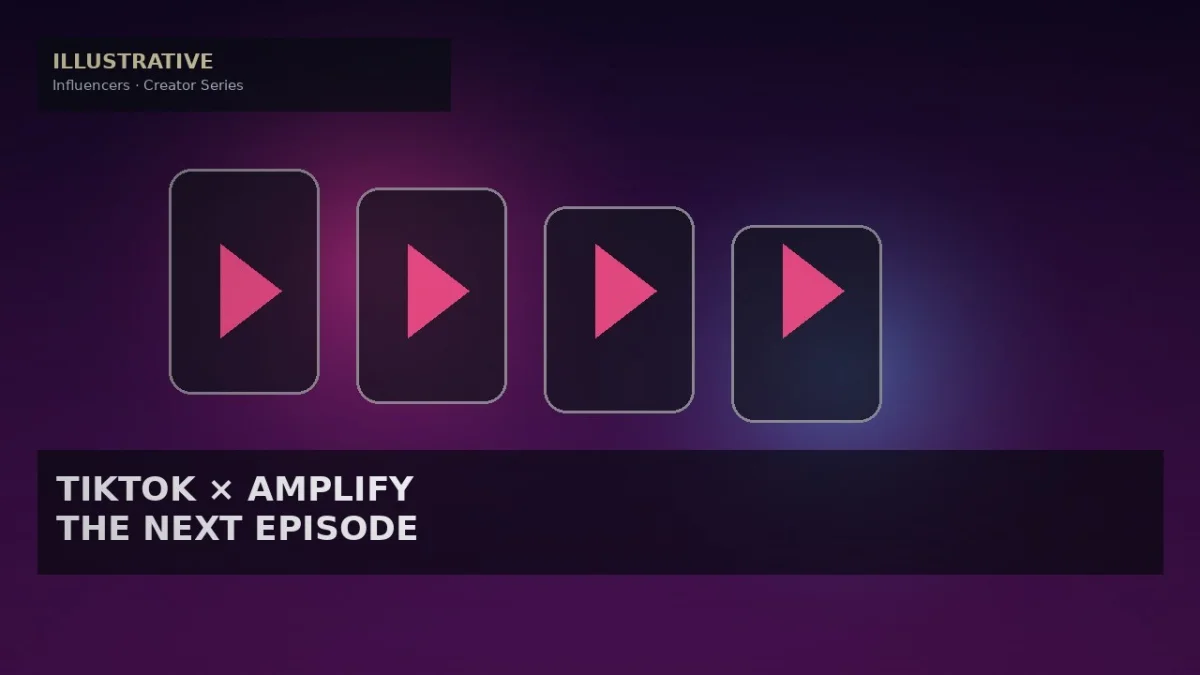 TikTok and Amplify Launch The Next Episode Creator Series for Brands