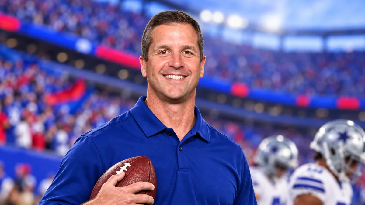 Giants Beat Cowboys 28–20 as John Harbaugh Wins Coaching Debut