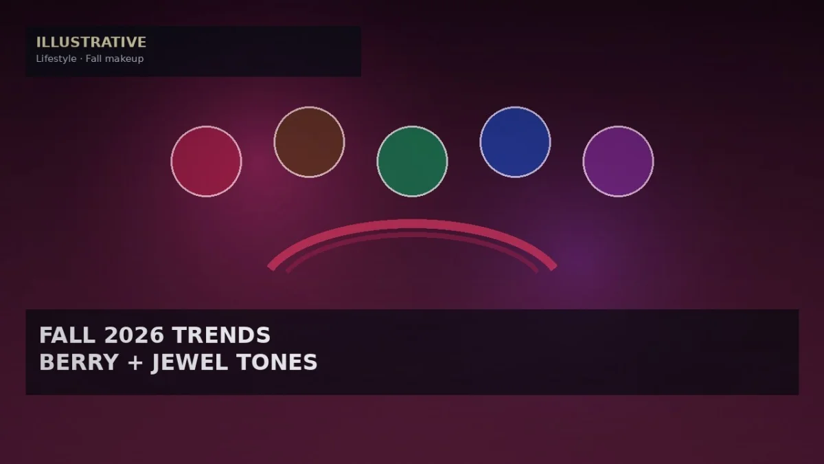 Fall 2026 Makeup Trends Favor Berry Lips, Browns and Jewel Eyes