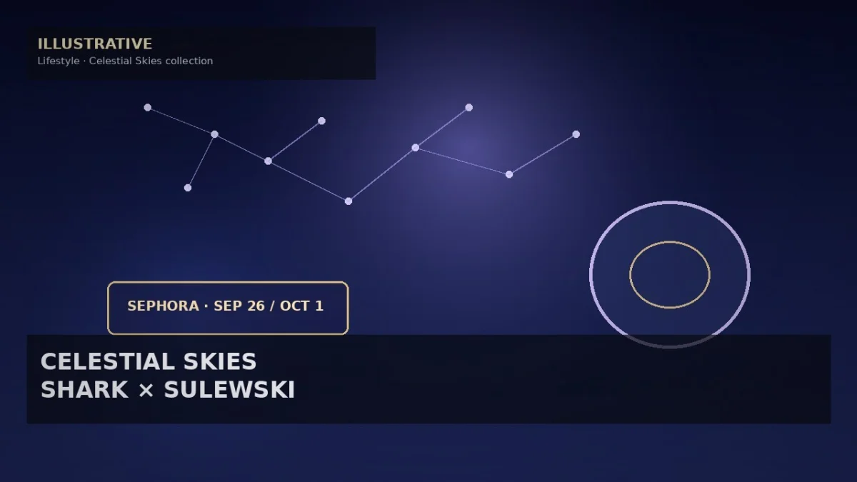 Shark Beauty’s Celestial Skies Collection With Claudia Sulewski Lands at Sephora