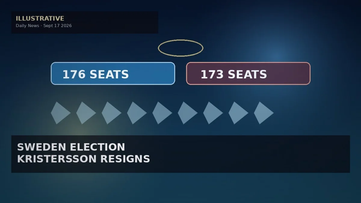 Sweden’s Kristersson Resigns After Narrow Centre-Left Election Win