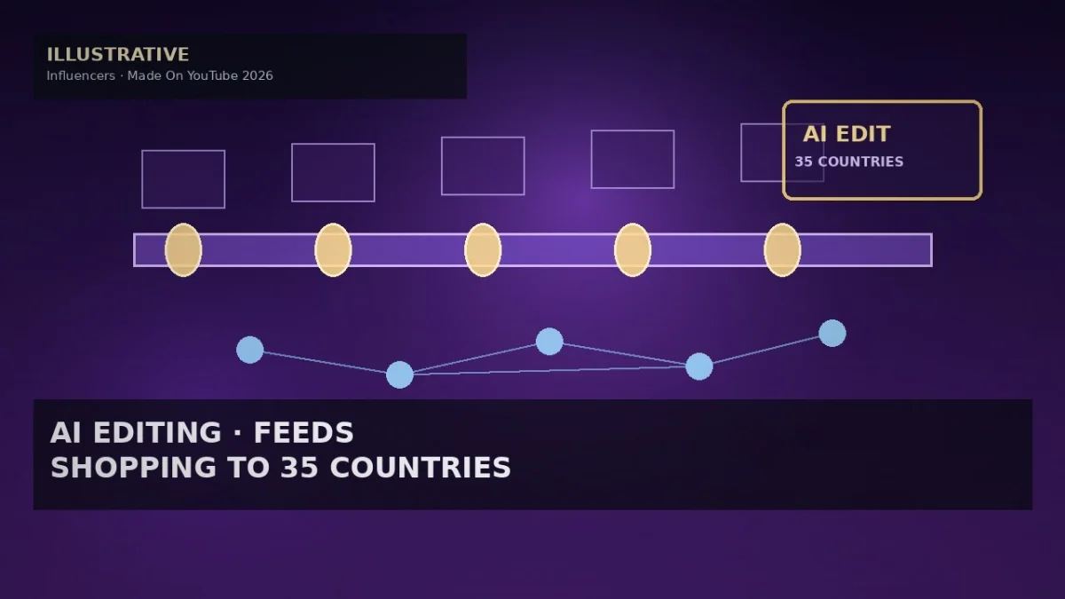 YouTube Adds AI Editing, Custom Feeds and Shopping to 35 Countries at Made On YouTube