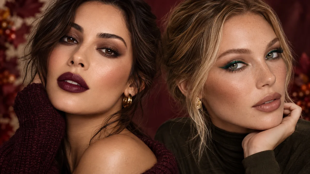 Fall 2026 Makeup Trends Favor Berry Lips, Browns and Jewel Eyes