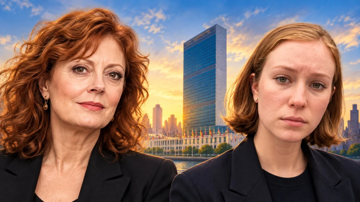 Susan Sarandon and Hannah Einbinder Among Arrests at UN Netanyahu Protest