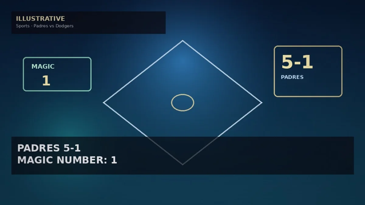 Padres Beat Dodgers 5-1 as Machado Cuts Wild-Card Magic Number to One