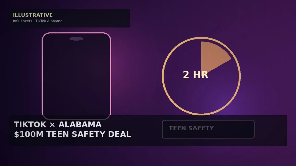 TikTok to Pay Alabama $100M and Cap Teen Daily Use