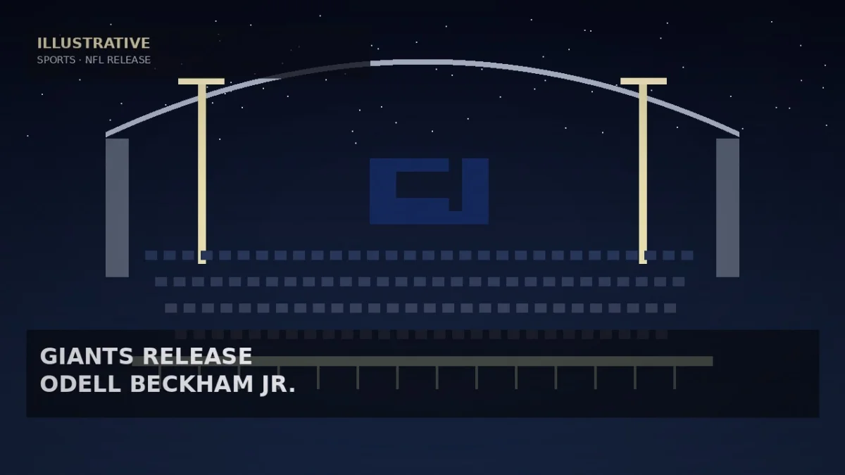 Giants Release Odell Beckham Jr. After Zero Catches in Three Games