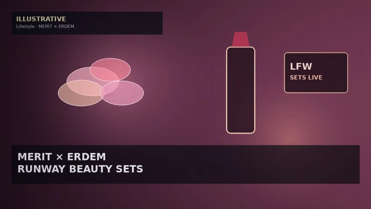 MERIT × ERDEM Limited Sets Bring Runway Beauty Off the Catwalk