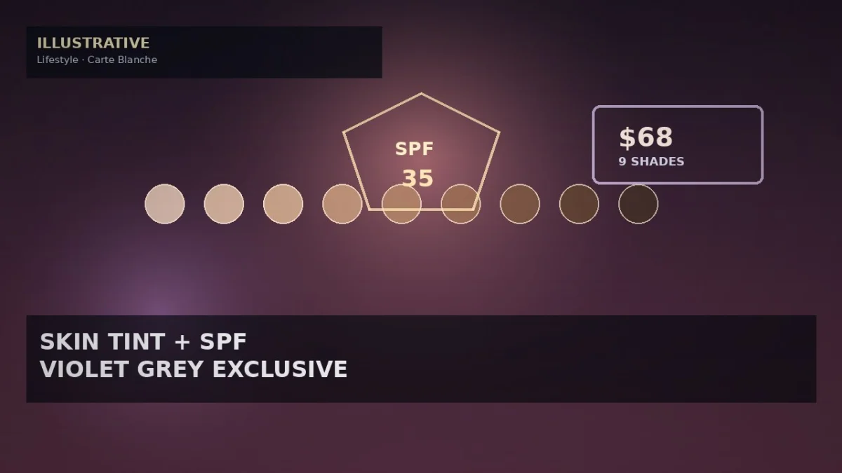 Saie Veterans Launch Carte Blanche Skin Tint Exclusively at Violet Grey