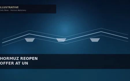 Illustrative strait and vessel geometry — not documentary war or shipping photos.