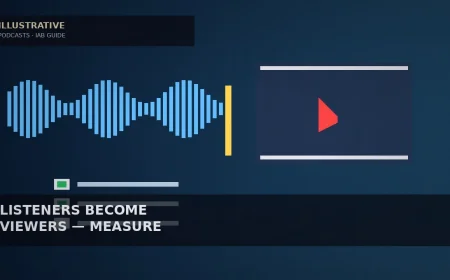 IAB Guide Tells Buyers How to Measure Podcasts When Listeners Become Viewers
