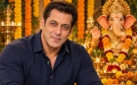 Salman Khan’s Sister Corrects His Ulti Aarti at Ganpati Visarjan