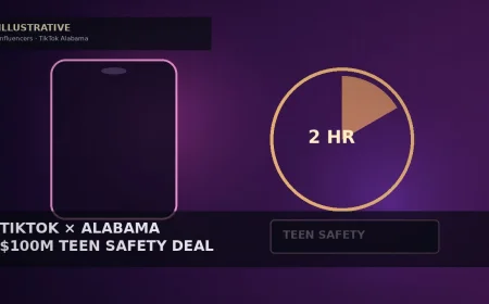 TikTok to Pay Alabama $100M and Cap Teen Daily Use