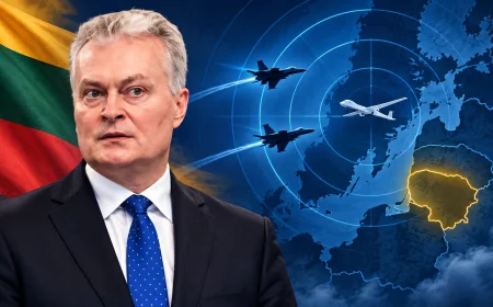 NATO Jets Down Drone Over Lithuania as Russia Fires Flares at Danish Helicopter