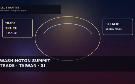 Trump–Xi Washington Summit Extends Trade Truce to Jan. 10