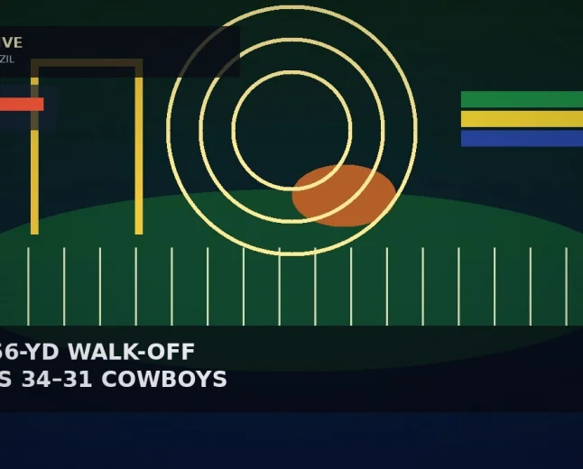 Tyler Loop’s 56-Yard Walk-Off Lifts Ravens Past Cowboys 34–31 in Brazil