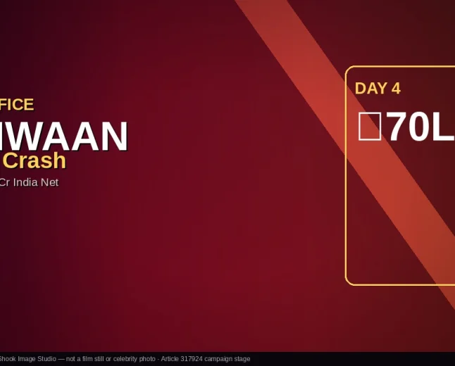 Haiwaan Crashes to ₹70 Lakh on Day 4 as Akshay-Saif Thriller Misses ₹10 Crore India Net Mark