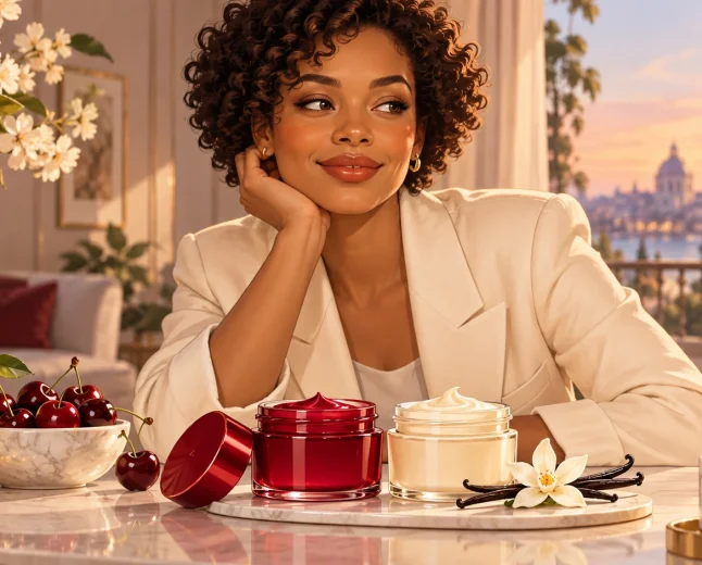 Kristy Sarah Partners With Vaseline on Cherry Aura and Vanilla Comfort