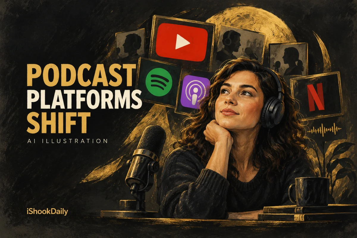 YouTube Still Tops Edison Podcast Metrics as Netflix Enters Top 10