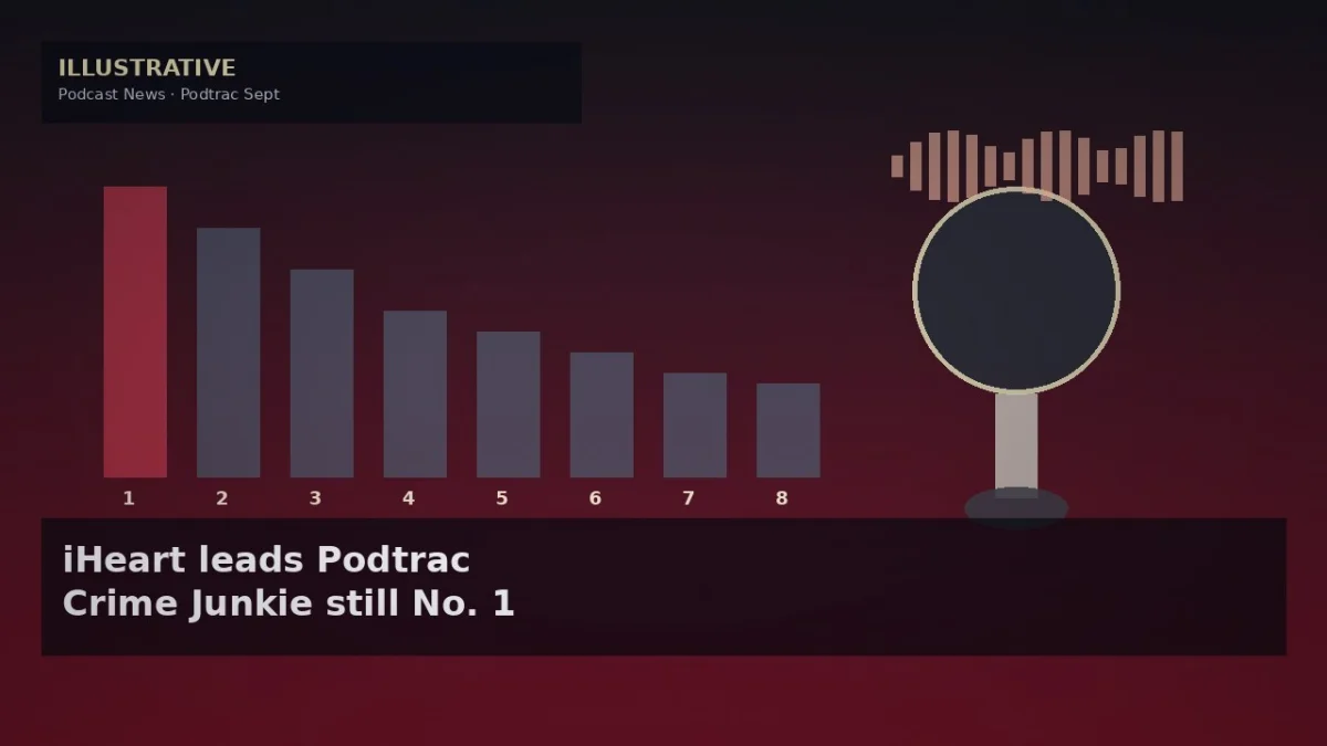 Podtrac: iHeart Still Leads as Crime Junkie Tops September