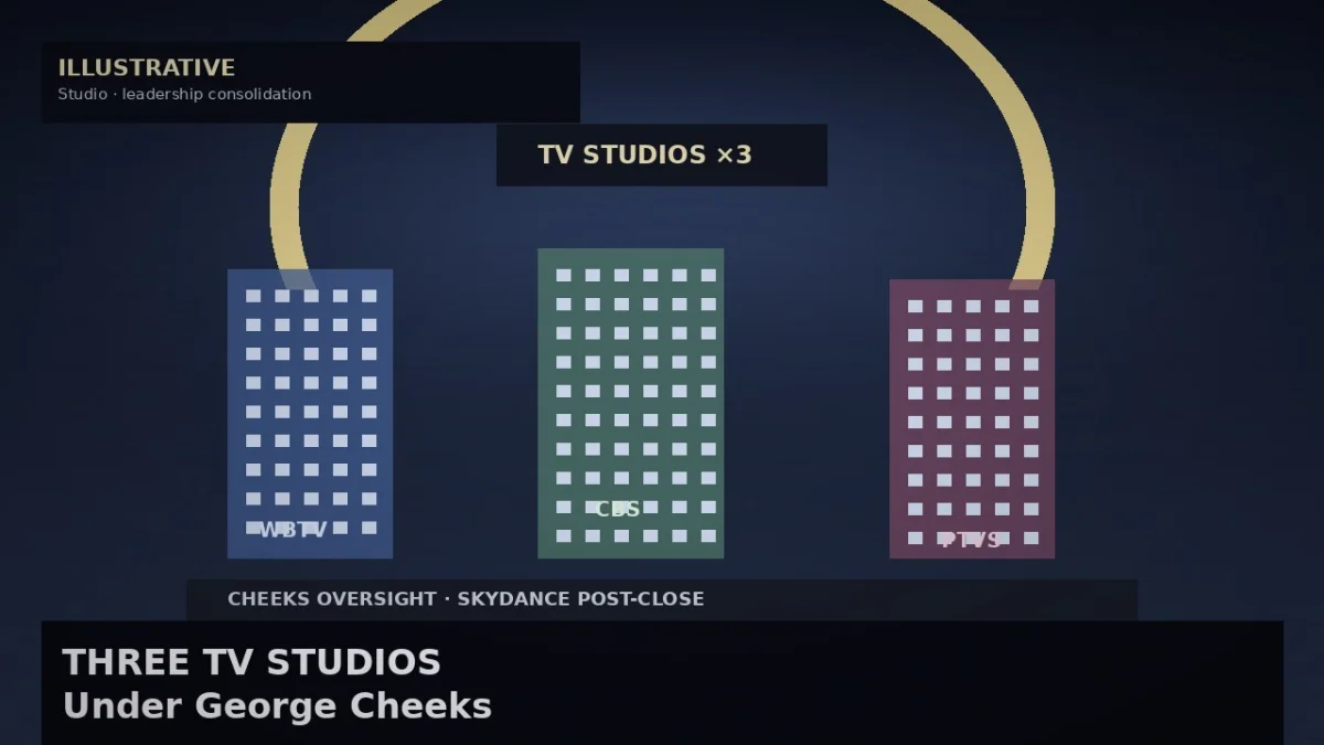Cheeks to Oversee All Three Skydance TV Studios