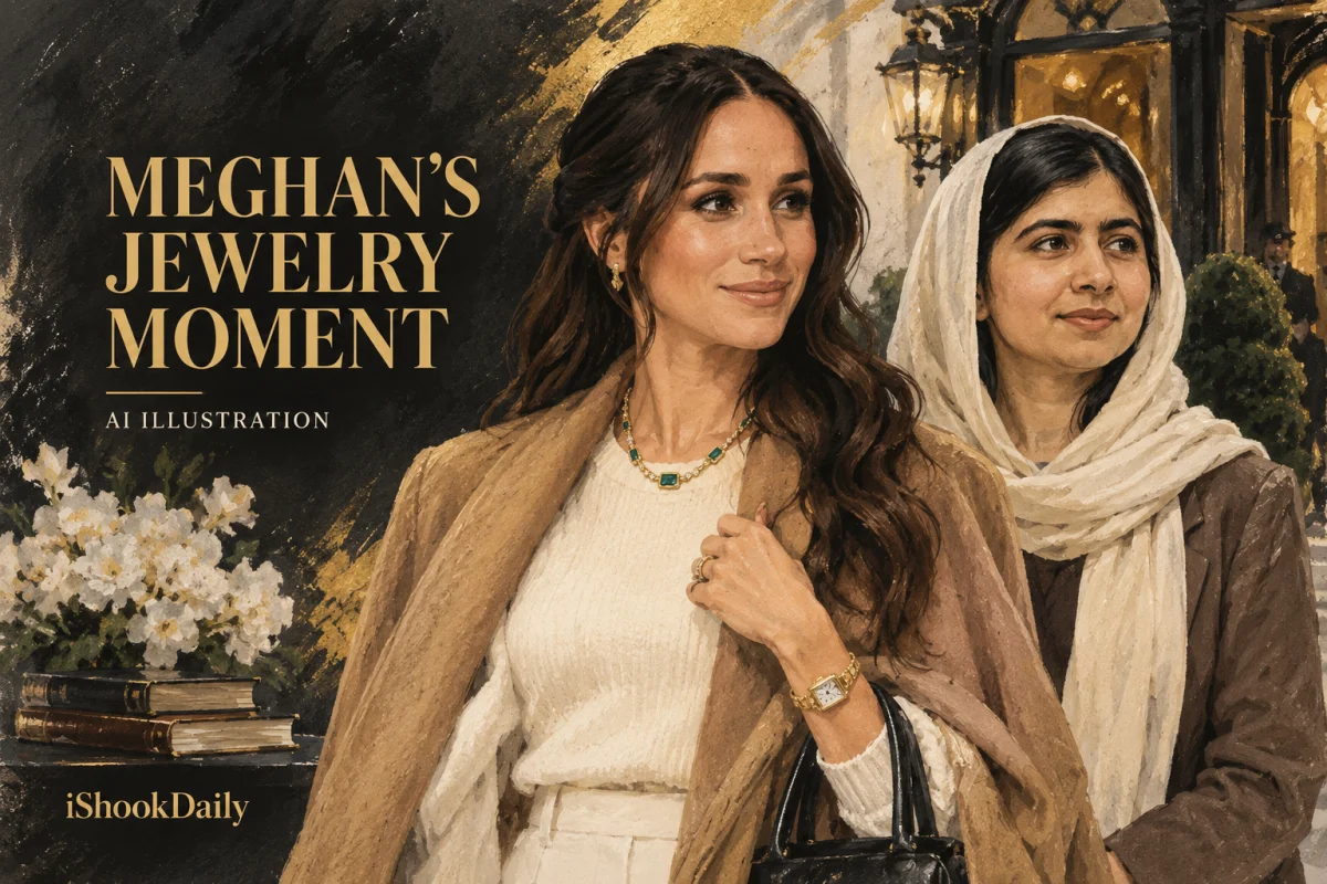 Meghan Markle Wears $21K Logan Hollowell Jewels for Malala Lunch