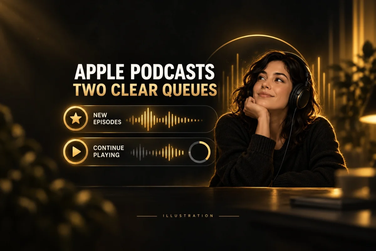 Apple Podcasts Splits Up Next Into New Episodes, Continue Playing