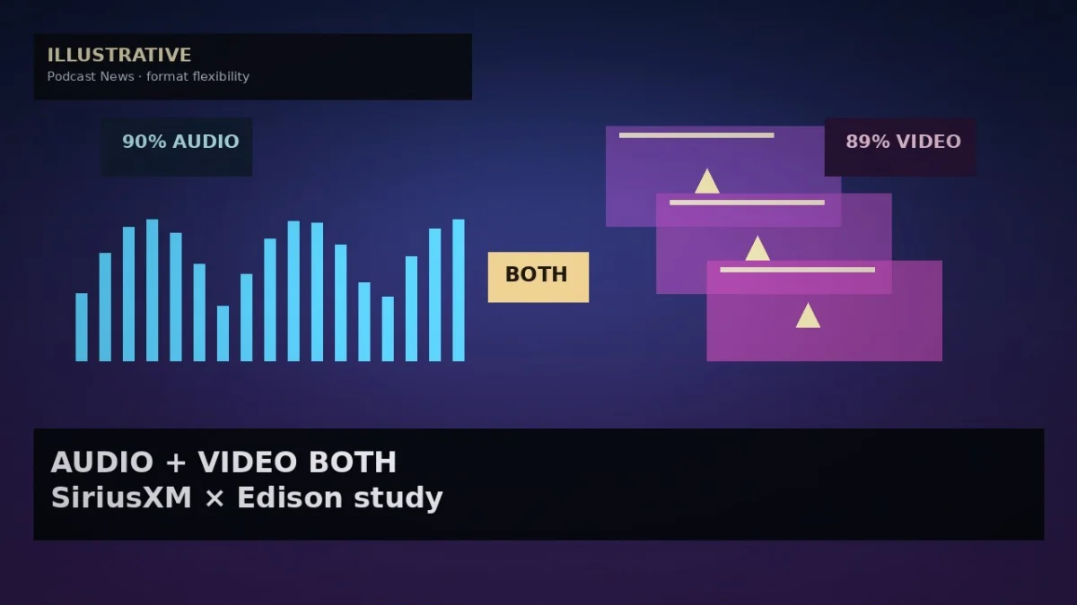 SiriusXM–Edison: Podcast Fans Use Audio and Video Both