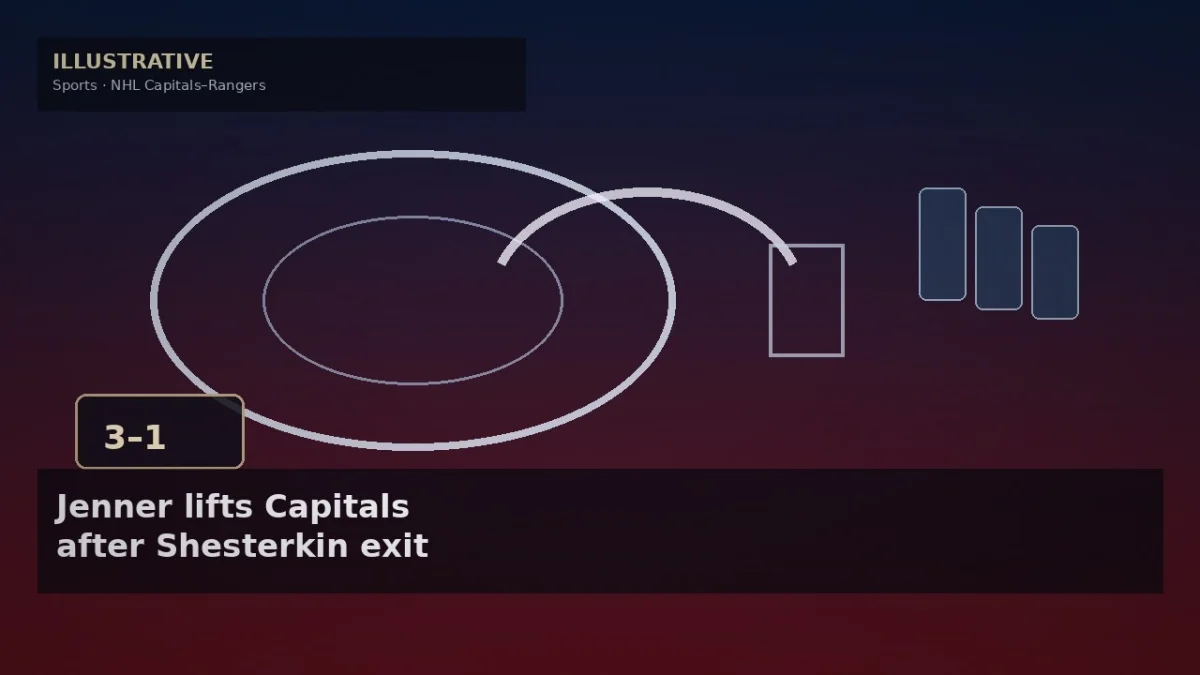 Capitals Beat Rangers 3-1 After Shesterkin Leaves Injured