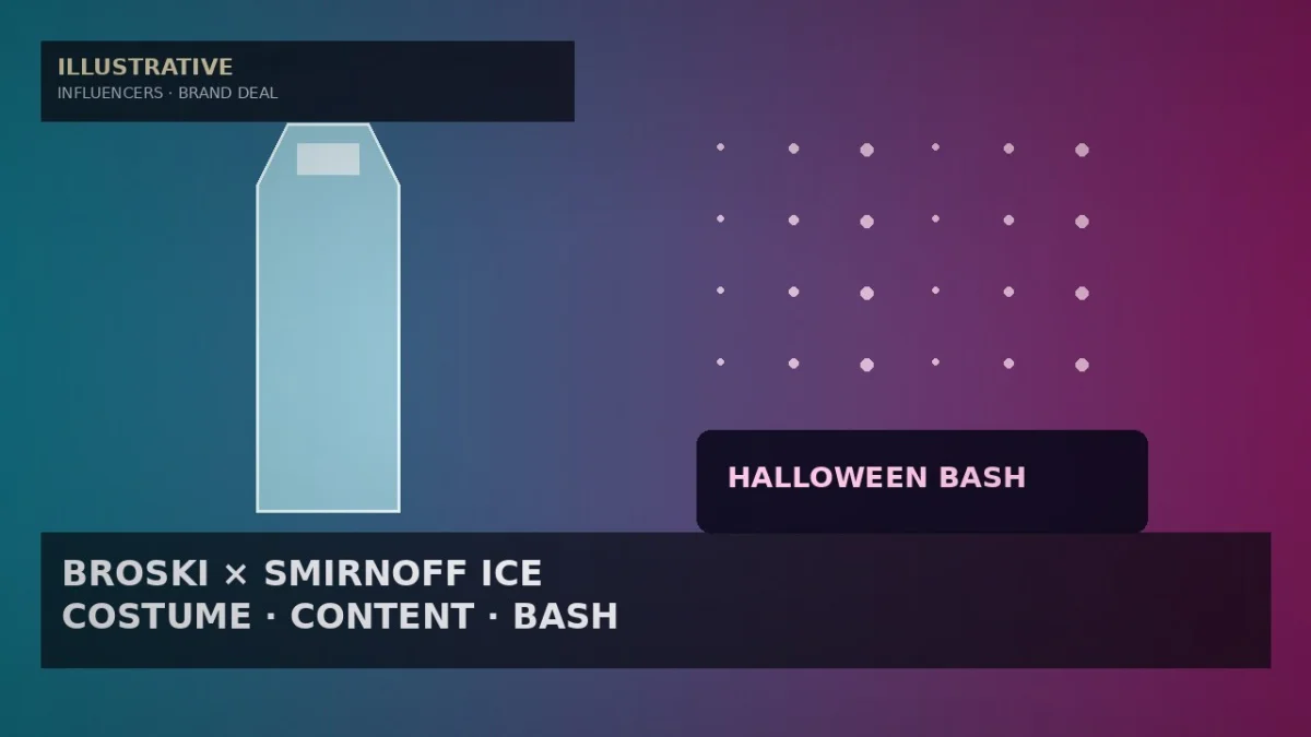 Brittany Broski Partners With Smirnoff Ice for Halloween Content and Bash