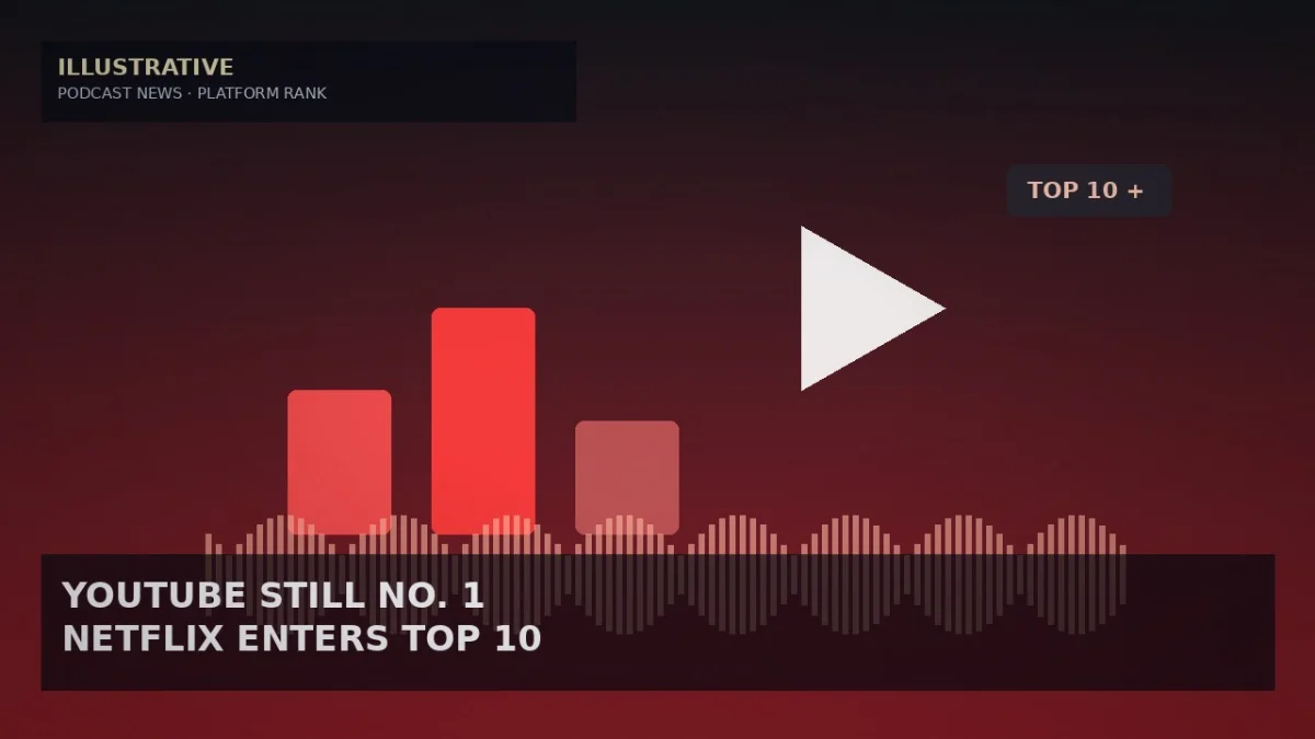 YouTube Still Tops Edison Podcast Metrics as Netflix Enters Top 10