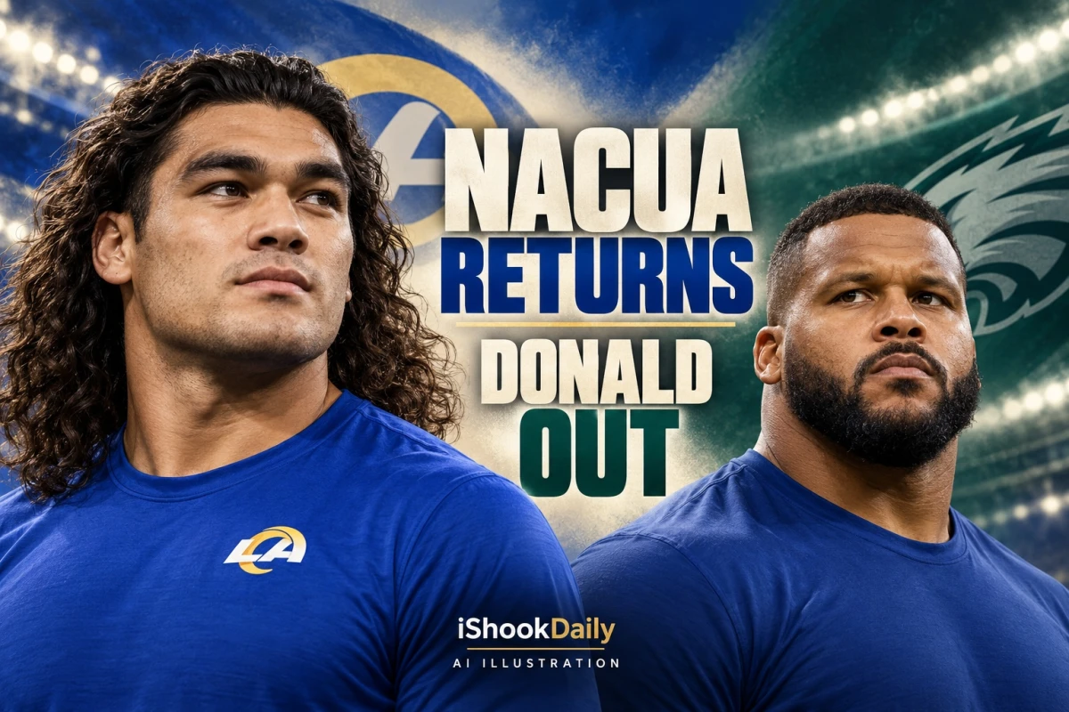 Puka Nacua Cleared to Return; Aaron Donald Out vs. Eagles